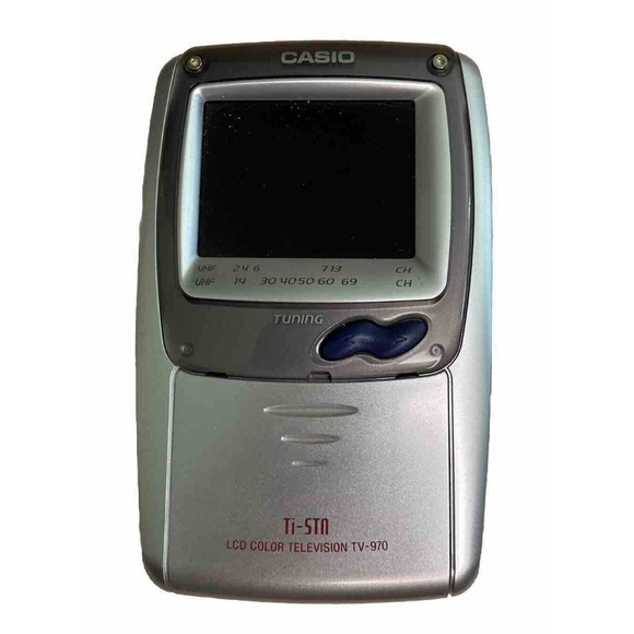 Vintage Casio TV-970 portable handheld television